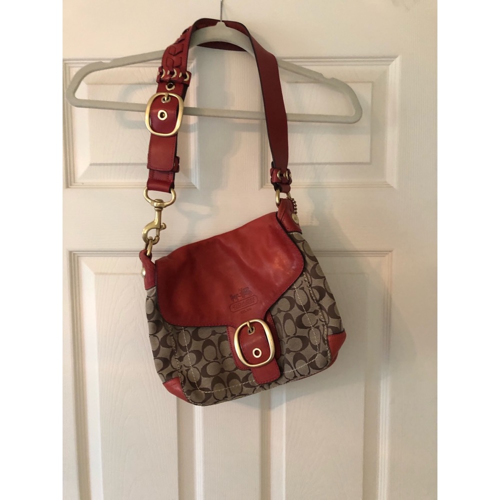 Authentic Coach Legacy Bleeker Orange Signature